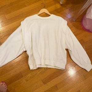 H and m puff sleeve sweater